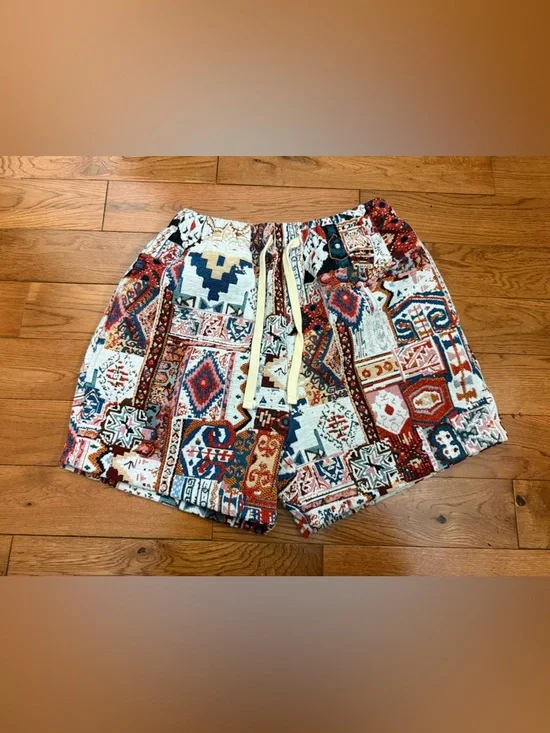 PacSun Multicolor Tapestry Twill Shorts - Picture 1 of 4